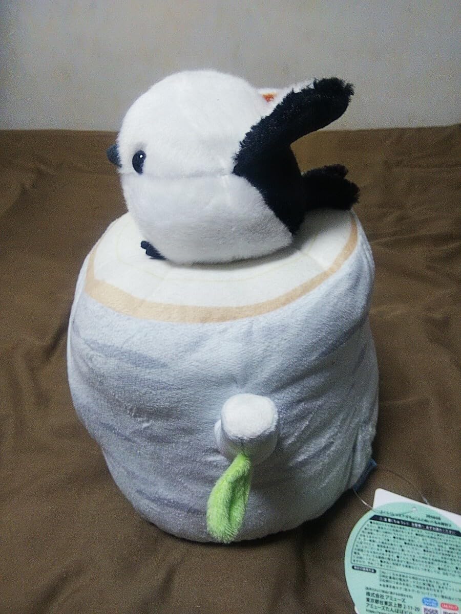 ふくふくシマエナガちょこんとぬいぐるみ時計、ギミックセット ふくふくシマエナガちょこんとぬいぐるみ時計、ギミックセット